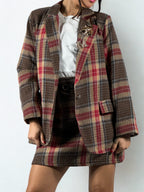 Completo Rouge Check - Lumaya Boutique 