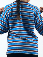 Maglioncino Blue & Brown