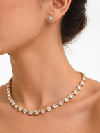 Set Collana + Orecchini Argentati