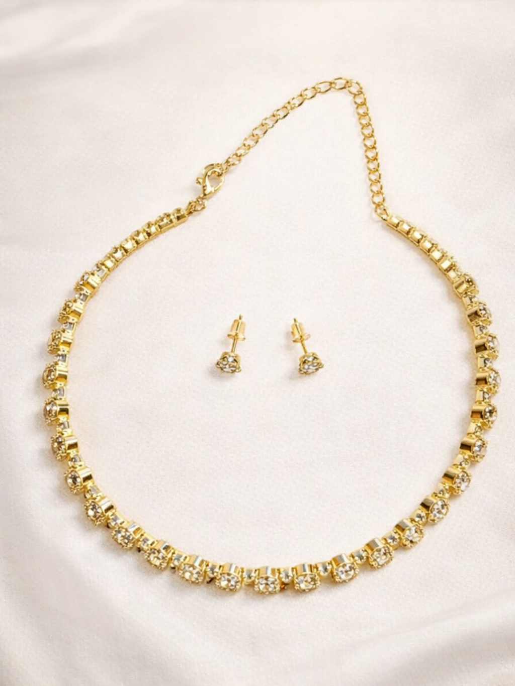 Set Collana + Orecchini Argentati