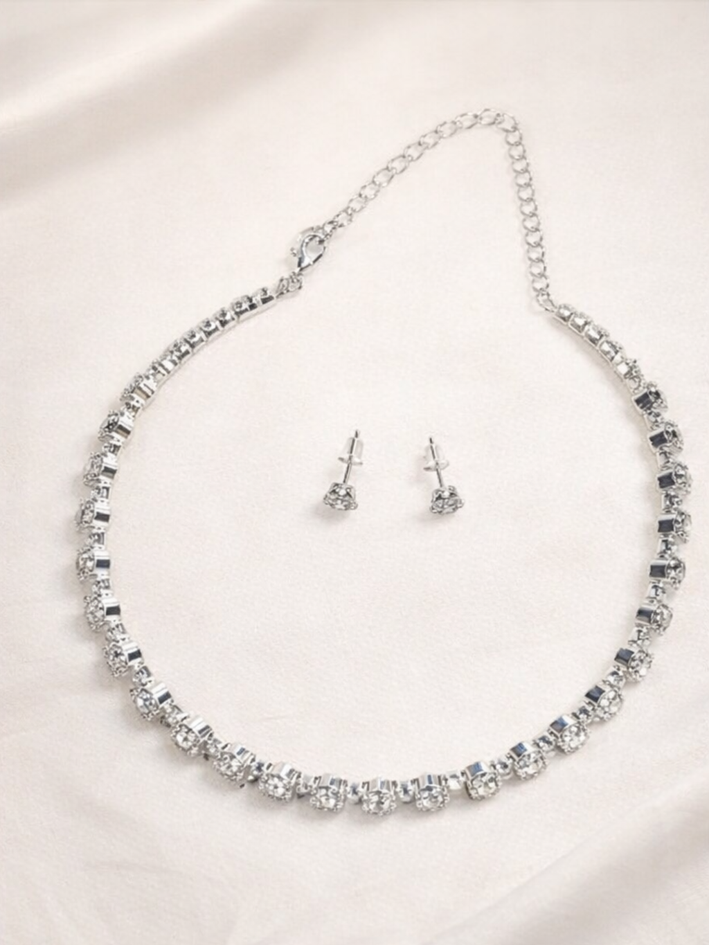 Set Collana + Orecchini Argentati