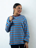 Maglioncino Blue & Brown