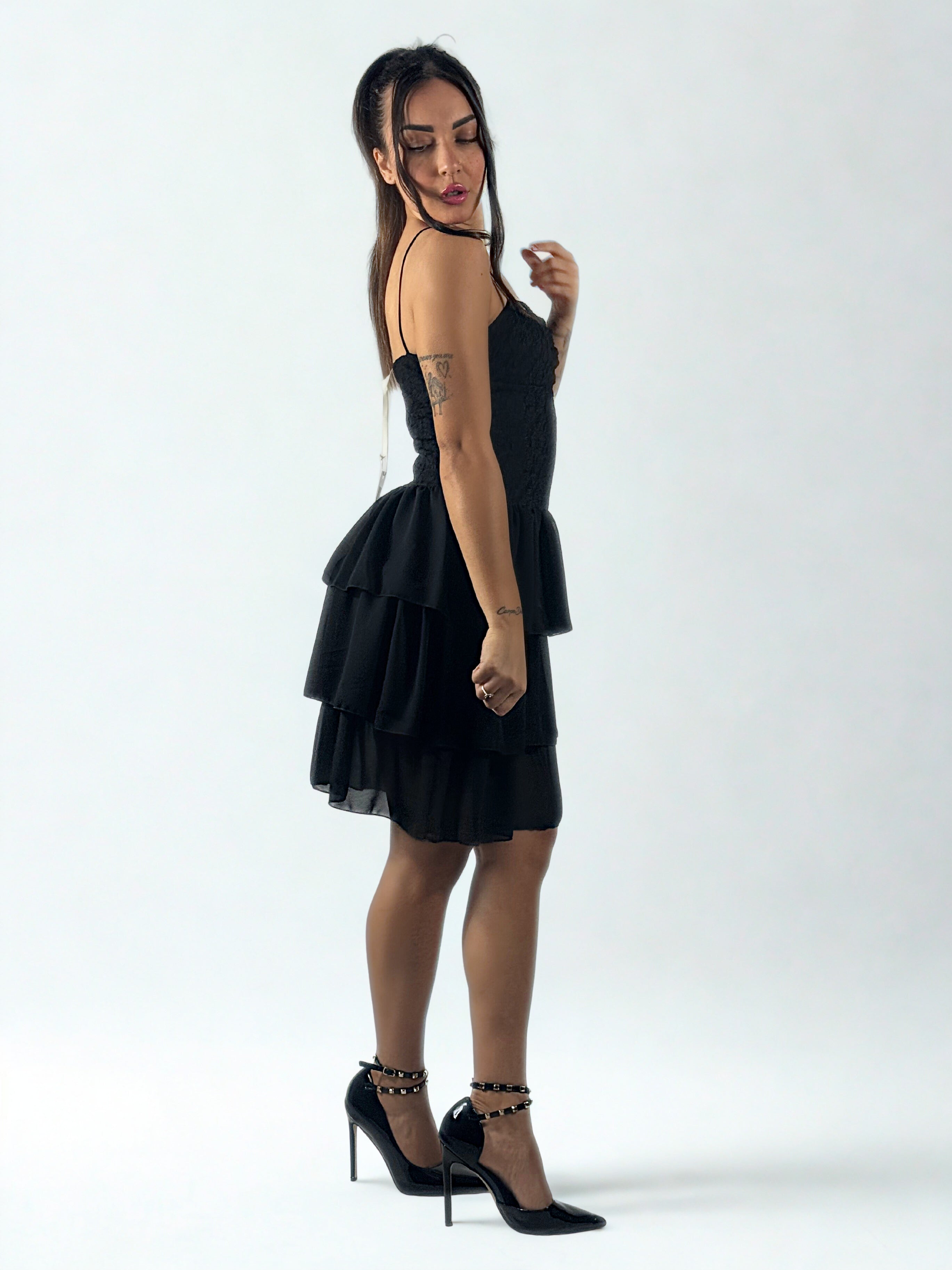 Vestito Fresh Nero - Lumaya Boutique 